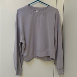 Lululemon Scuba Crewneck Lavender Sweatshirt